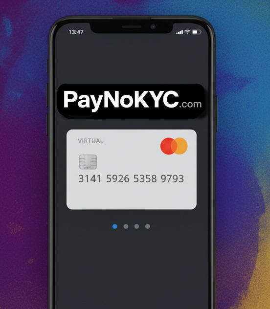 No KYC crypto cards from Pay No KYC